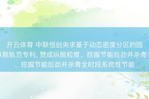 开云体育 中联恒创央求基于动态密度分区的园区全球区域节能纵脱轨范专利, 赞成纵脱粒度、挖掘节能后劲并杀青全时段系统性节能